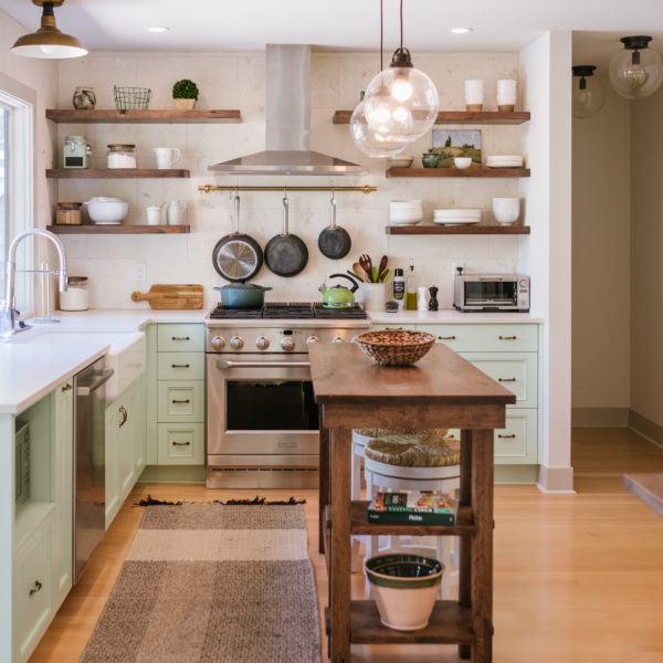 chef's kitchen at the Park House in McMinnville, luxury vacation rental in the Willamette Valley